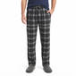 Mens Big & Tall Architect(R) Rolled Pajama Pants - Black/White - image 1