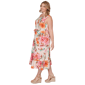 Plus Size Ruby Rd. Renaissance Romance V Neck Floral Midi Dress - image 3