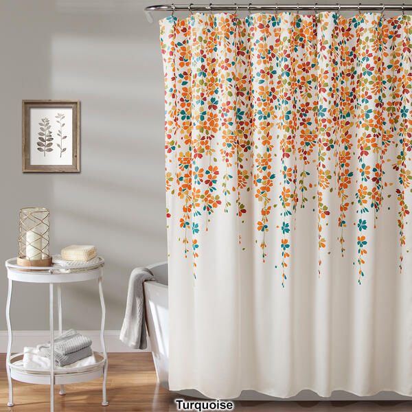 Lush Décor® Weeping Flower Shower Curtain