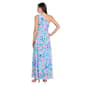 Womens R&M Richards Asymmetrical Neck Floral Maxi Dress - image 3