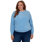 Plus Size Alfred Dunner Classics_F6 Floral Embroidered Sweatshir - image 1