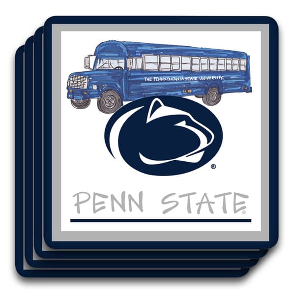 Magnolia Lane Penn State 4pc. Coaster Set - image 