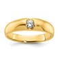 Mens Gentlemens Classics(tm) 14kt. Gold 1/5ctw. Diamond Ring - image 1