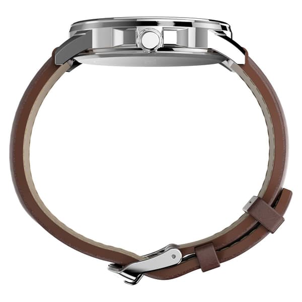 Mens Timex&#174; Brown Strap Dress Watch - TW2V20900JI