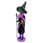 Northlight Seasonal 14in. Green Witch Wooden Halloween Nutcracker - image 1