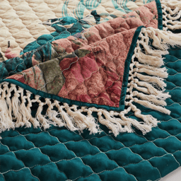 Greenland Home Fashions™ Eden Peacock Reversible Quilted Throw