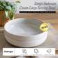 Sango Anderson Cream 10in. Large Ceramic Serving Bowl - Set of 2 - image 2