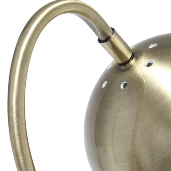 Lalia Home Studio Loft Mid Century Curved Table Lamp w/Dome Shade