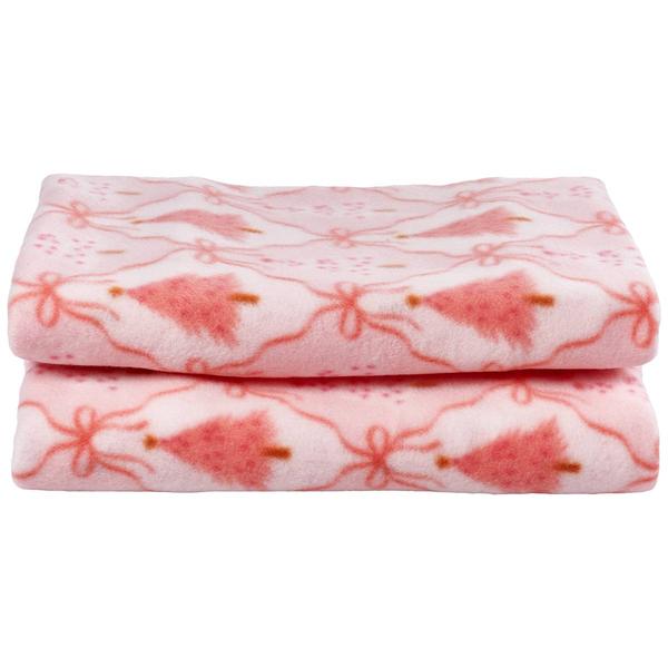 Ashley Cooper(tm) Pink Holiday Fleece Sheet Set - image 