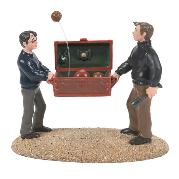 Department 56 Harry Potter Village Lively Bludger Black Iron Ball - image 