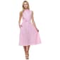 Womens Absolutely Famous Sleeveless Stripe Smock Waist Shirtdress - image 2