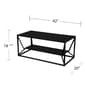 Southern Enterprises Argall Glass-Top Coffee Table - image 5