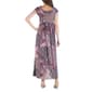Womens 24/7 Comfort Apparel White Floral Maxi Dress - image 2