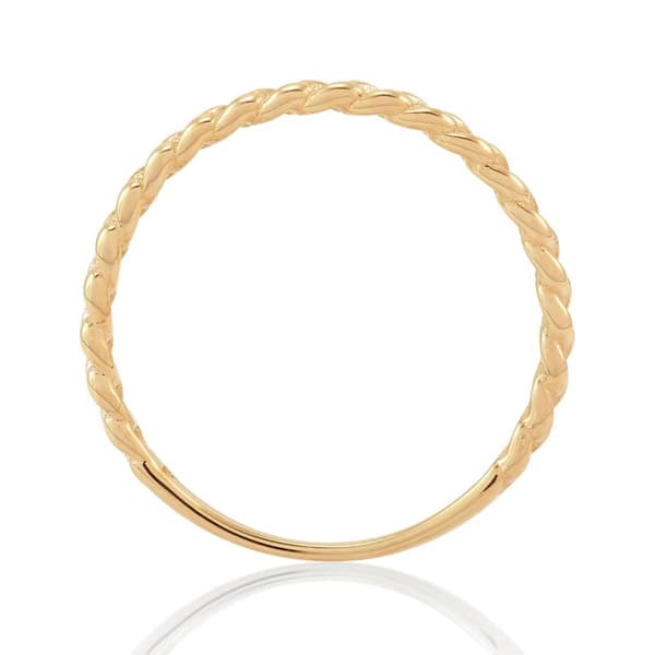 Gold Classics™  14kt. Yellow Gold Curb Chain Link Design Ring