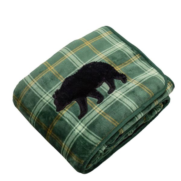 Rejuve Buffalo Applique Weighted Blanket - image 