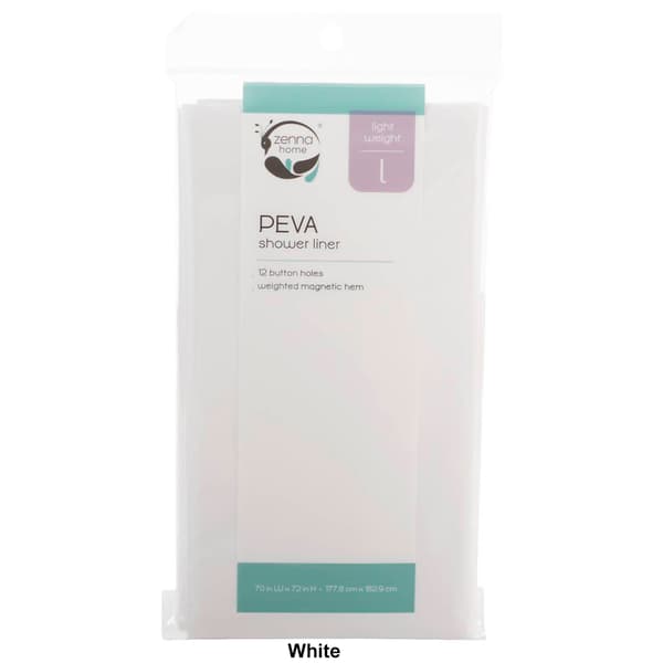 Zenna Home PEVA Standard Shower Curtain Liner