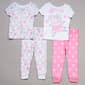 Toddler Girl Peppa Pig 4pc. Floral Velboa Pajama Set - image 1