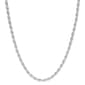 Sterling Silver Diamond Cut 18in. Rope Chain Necklace - image 1