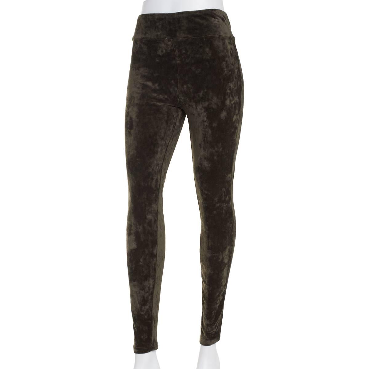 Juniors Poof! Corduroy Wide Waist Band Leggings