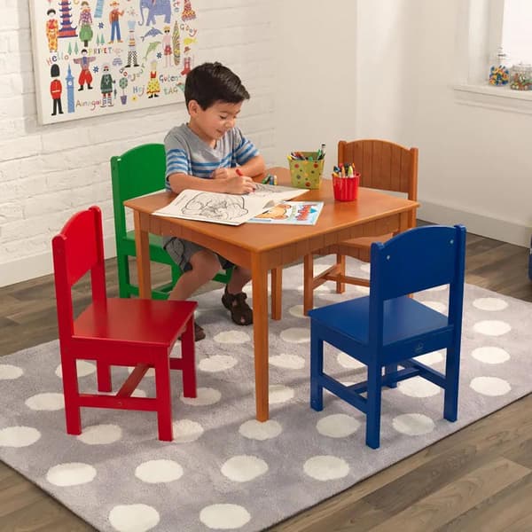 Nantucket Honey Table & Primary Chairs