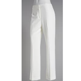 Womens Kasper Suit Separates Kate Solid Stretch Crepe Pants