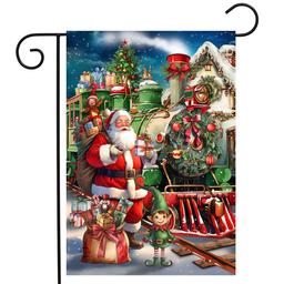 Briarwood Lane Holiday Express Garden Flag