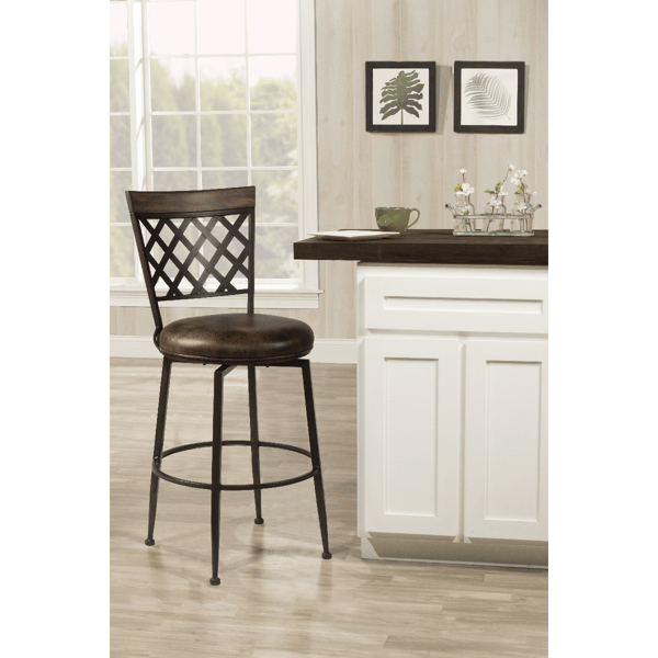 HH2 Home Greenfield Commercial Grade Bar Height Swivel Stool