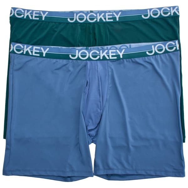 Mens Big & Tall Jockey(R)  2pk. Long Leg Boxer Briefs - image 