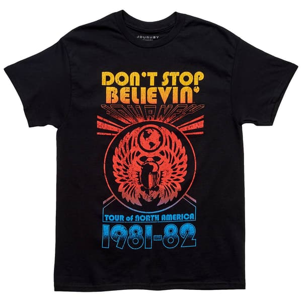 Young Mens Journey Don''t Stop Believin'' Short Sleeve Tee - image 