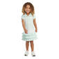 Girls &#40;4-6x&#41; adidas&#40;R&#41; Short Sleeve Ruffled Hem Polo Dress - image 1