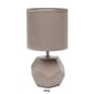 Simple Designs Round Prism  Matching Fabric Shade Mini Table Lamp - image 1