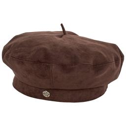 Womens Steve Madden Faux Suede Beret