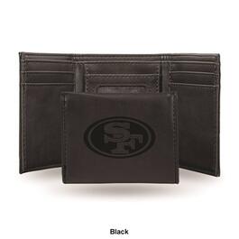 Mens NFL San Francisco 49ers Faux Leather Trifold Wallet