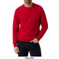Mens Chaps Solid Cotton Crew Neck Sweater - image 2