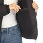 Womens White Mark Zip Hooded Bomber Puffer Jacket - image 6