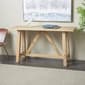 9th & Pike® Farmhouse Light Brown Wood Console Table - image 2