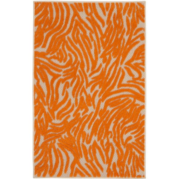 Nourison Aloha Zebra Print Indoor/Outdoor Area Rug