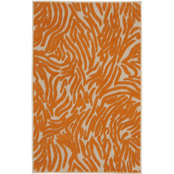 Nourison Aloha Zebra Print Indoor/Outdoor Area Rug - image 