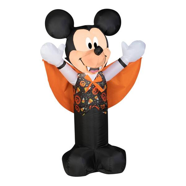 National Tree 42in. Inflatable Mickey Mouse Halloween Vampire - image 