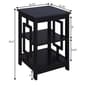 Convenience Concepts Town Square End Table w/ Shelves - image 4