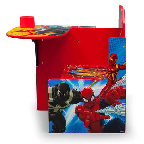 Delta Children Spider-Man Chair Desk with Storage Bin
