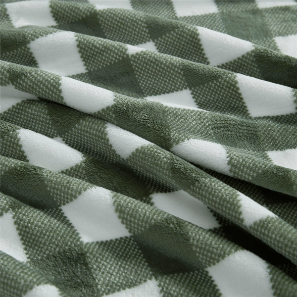Martha Stewart Madison Gingham Throw Blanket
