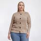 Plus Size Architect(R) Long Sleeve Ruffle Collar Crochet Cardigan - image 1