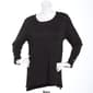 Plus Size Retrology Crew Neck Button Sleeve Side Slit Sweater - image 20
