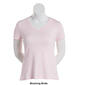 Womens Preswick &amp; Moore Short Sleeve V-Neck Tee - image 4
