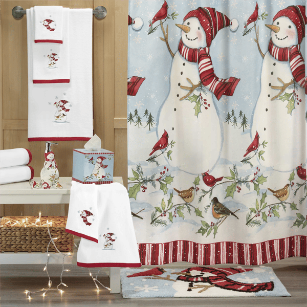 Avanti Holiday Cheer Shower Curtain