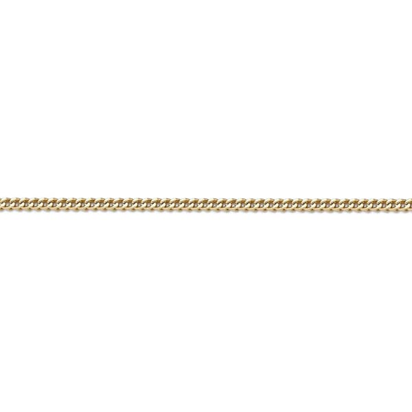 Mens Lynx Stainless Steel Gold-Tone Franco Chain Necklace