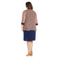 Plus Size R&M Richards 2pc. Abstract Jacket Dress w/Necklace - image 2