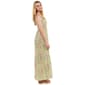 Juniors Pink Rose Floral Harmony Smocked Gauze Maxi Dress - image 4