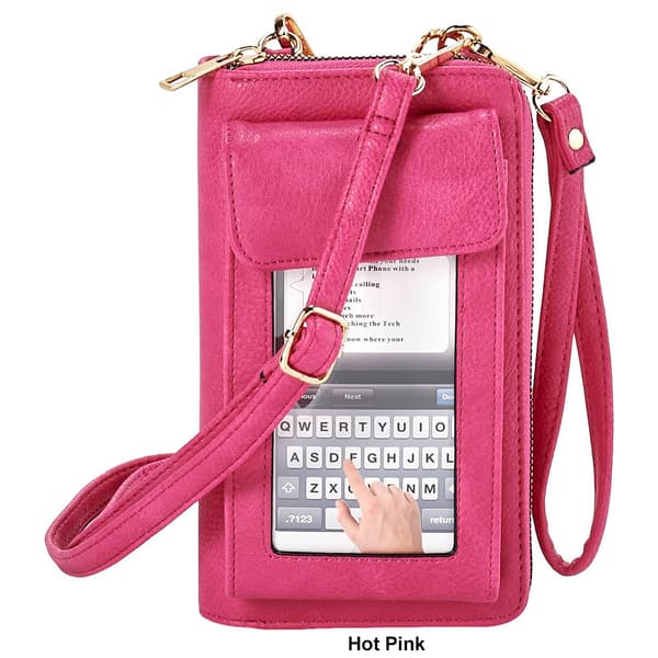 Womens DS Fashion NY N/S Wallet on a String w/ Tech Window